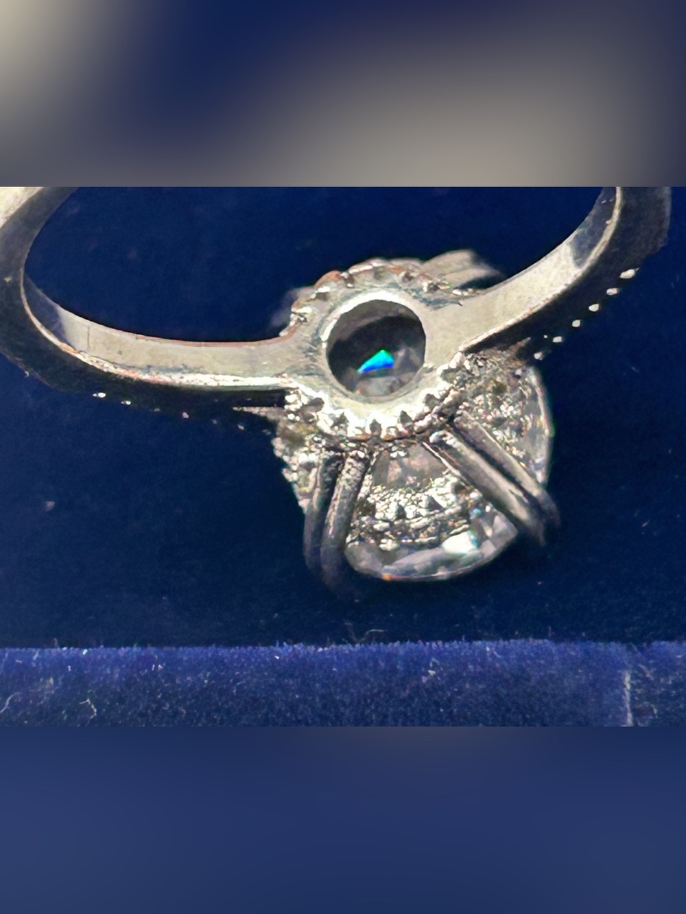 Solitaire 4 Carat Cocktail CZ Diamond Ring Sz 9 - Picture 4 of 16